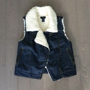 Steve Madden Denim Vest Small/Medium